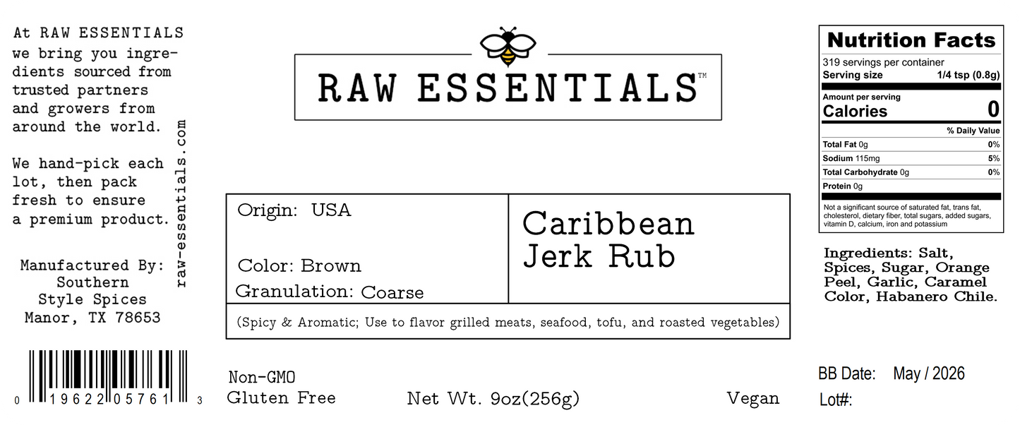 Caribbean Jerk Rub
