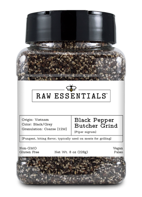 Black Pepper Butcher Grind | Raw Essentials