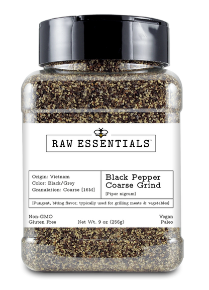 Black Pepper Coarse | Raw Essentials