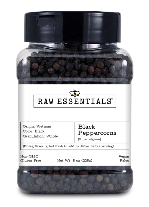 Black Peppercorns | Raw Essentials