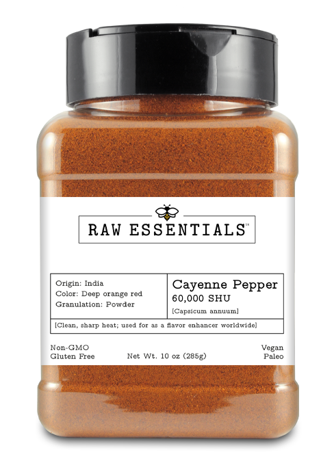 Cayenne Pepper - 60k/SHU | Raw Essentials
