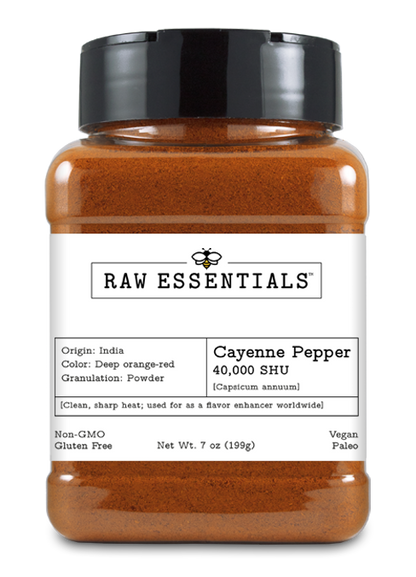 Cayenne Pepper - 40k/SHU | Raw Essentials