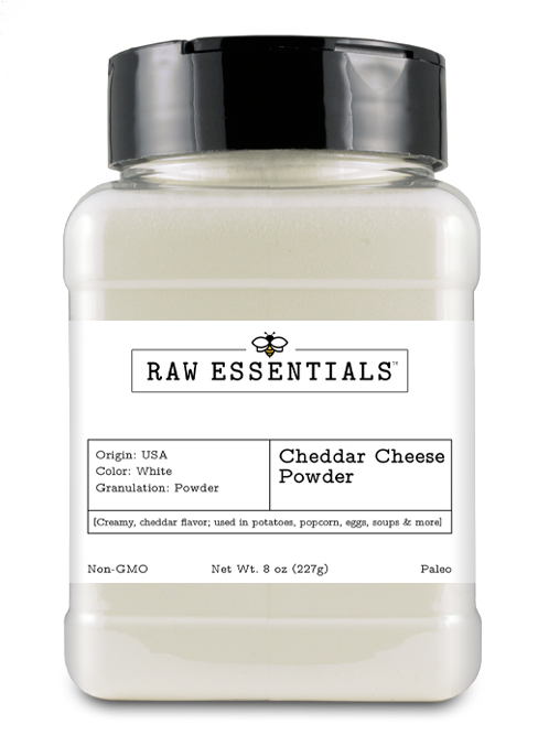 Cheddar Cheese Powder, White | Raw Essentials