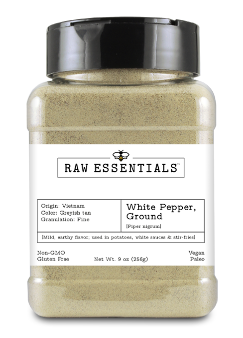 White Pepper Ground | Raw Essentials