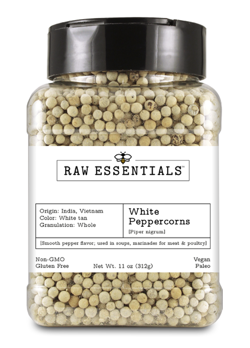 White Peppercorns | Raw Essentials